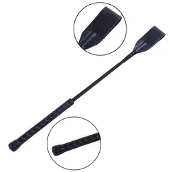 Z uchwytem wyścigi PU skórzane rekwizyty sceniczne Outdoor Lash Supplies Riding Crop przenośny lekki wskaźnik koński bicz