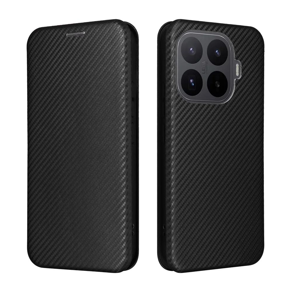 Étui portefeuille de luxe en fibre de carbone à adsorption magnétique pour Xiaomi Mi 17T et Mi 17T Pro – Sacs de téléphone Mi17T