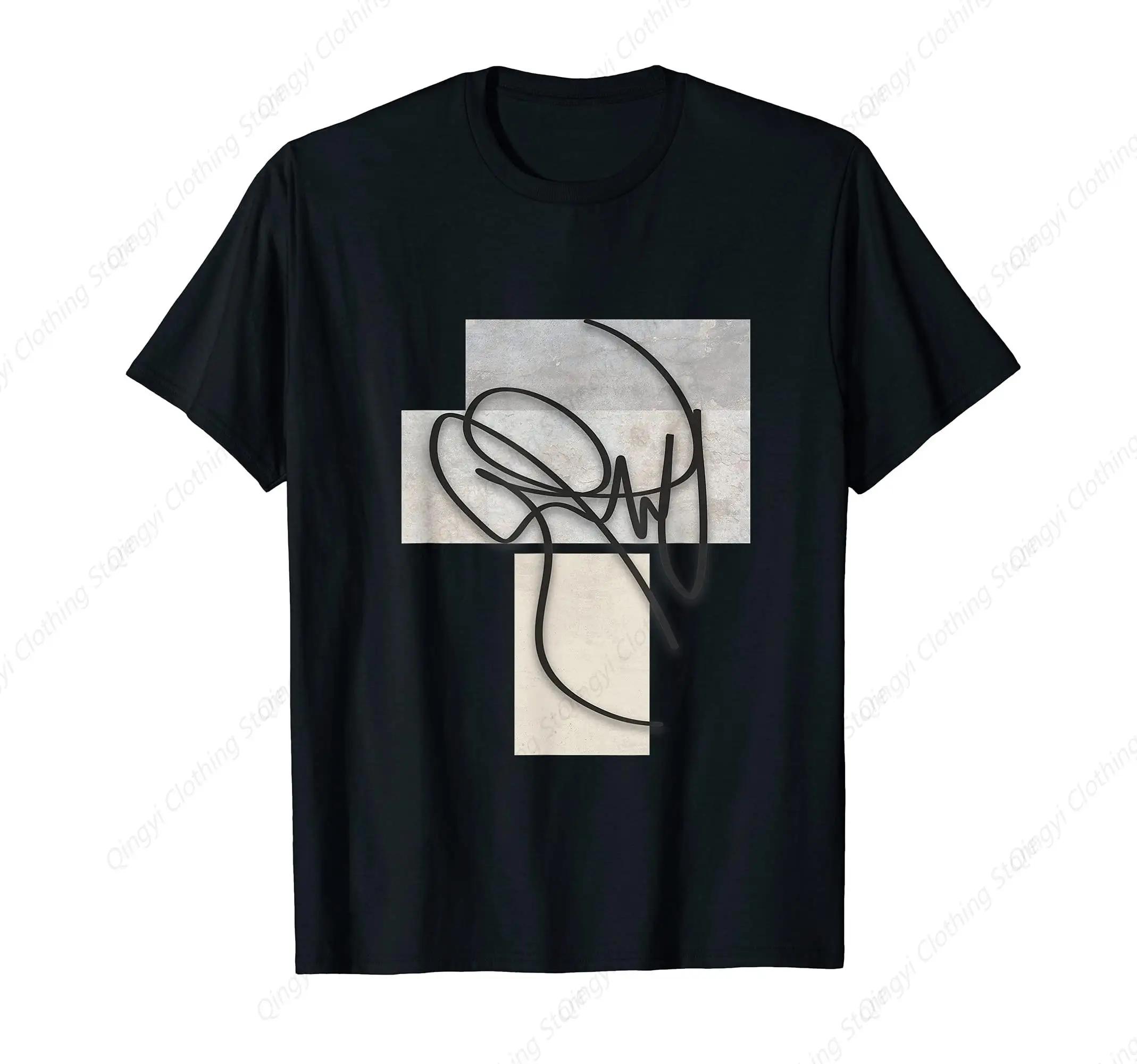 Abstract Art Contemporary Modern Artwork Minimalist Artist T-Shirt