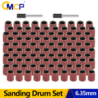 CMCP Sanding Drum Kit 11/51/100/102pcs for Dremel Rotary Tool 80 100 120 Grit Sanding Bands Sanders Accessories For Drill Wood