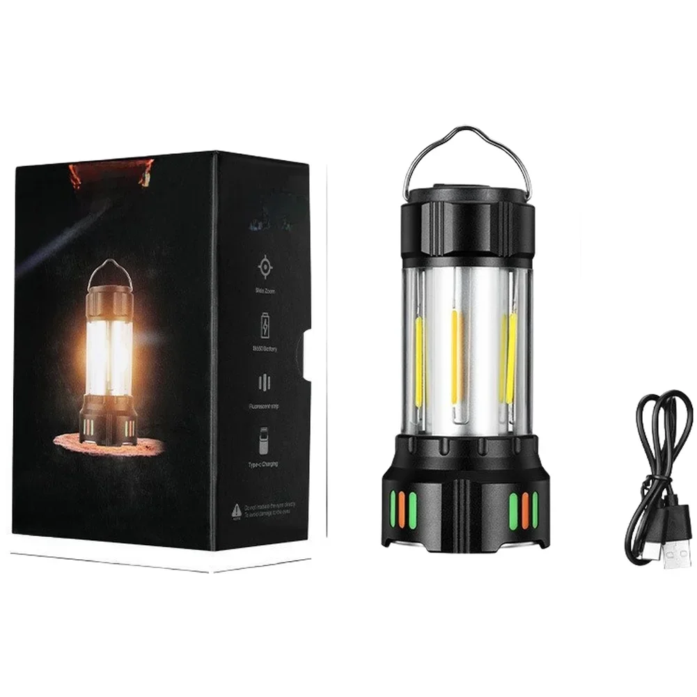 /Rechargeable /3000mAh /Camping Flashlight LED Lantern With Warm Red Light 10 Modes Waterproof Hanging Tent Lamp For Outdoor Hik