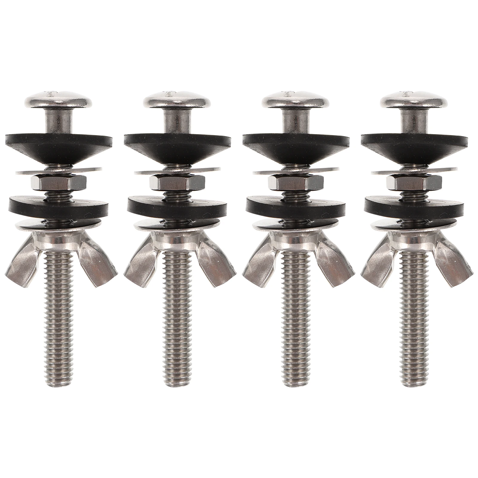 

2 Sets Toilet Tank Bolts Screws Stainless Steel Installation Supplies Universal Seats Parts Practical Gifts