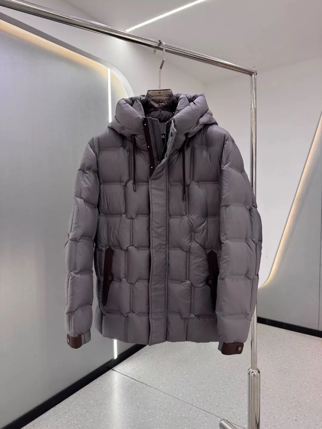 

Итальянская мужская повседневная пуховая куртка с капюшоном Jaet White Du Busin, верхняя одежда для отдыха, модное новое поступление на осень