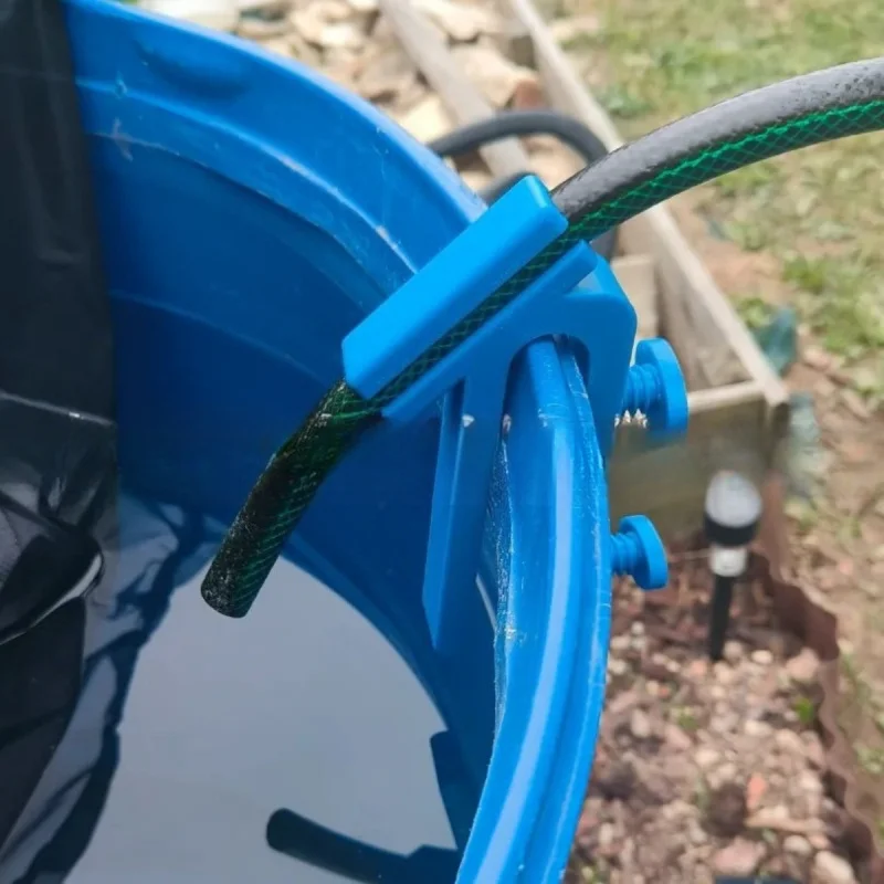 Support de tuyau pour seaux, attache-tuyau anti-chute à clipser, support de tuyau pour seau de jardinage