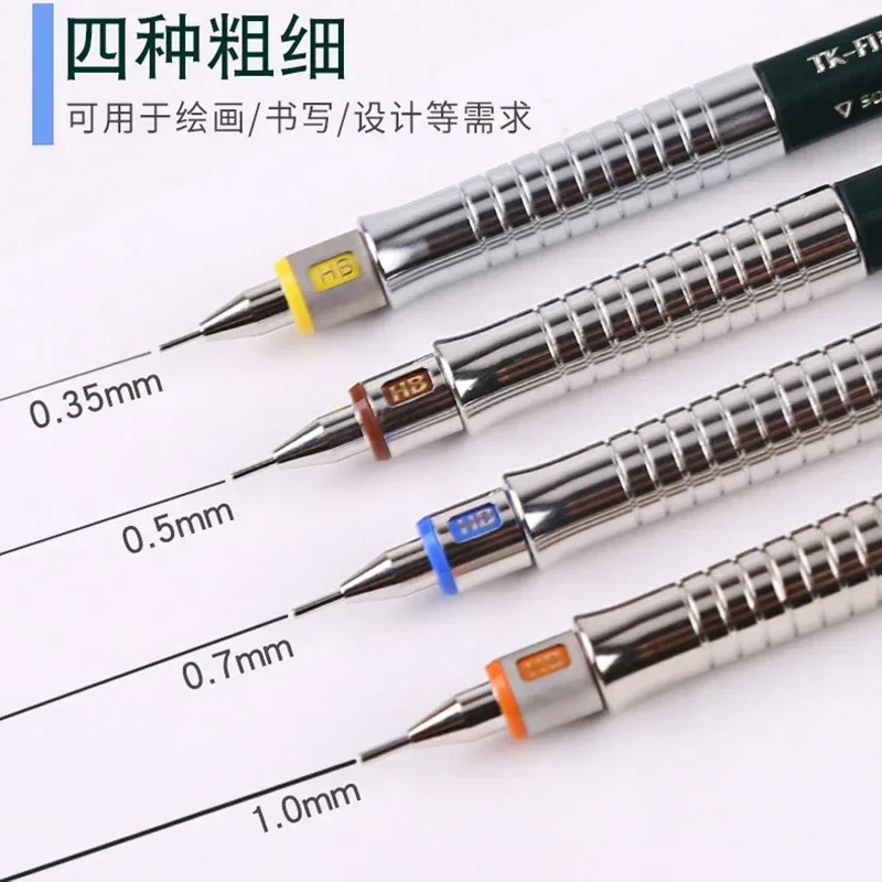 Ołówki automatyczne Faber - Castell TK - Fine Vario 0,35 - 1,0 mm, specjalnie zaprojektowane dla artystów, projektantów i kreśliwców