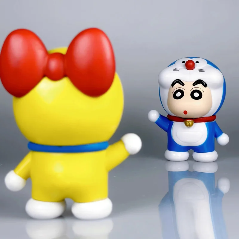 Neu auf Lager: Anime-Figur Xiaoxin im Roboter-Katzen-Stil, Kawaii-Actionfigur, Desktop-Dekoration, perfekte Festivalgeschenke für Fans.