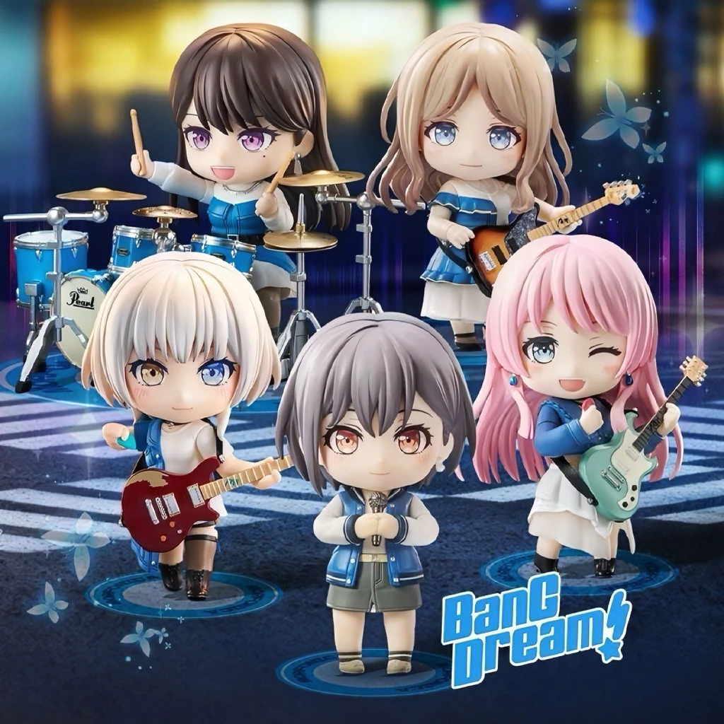 Bang Dream Mygo Anime Figure Q Version High Lamp 2536 Movable Clayman Toy Collectible 100mm Plastic Model Toy for Ages 8+