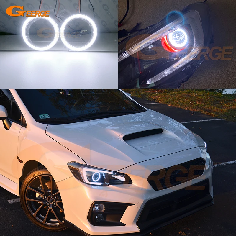 

For Subaru Impreza WRX Sti 2015 2016 2017 Day Light Ultra Bright COB Led Angel Eyes Kit Halo Rings