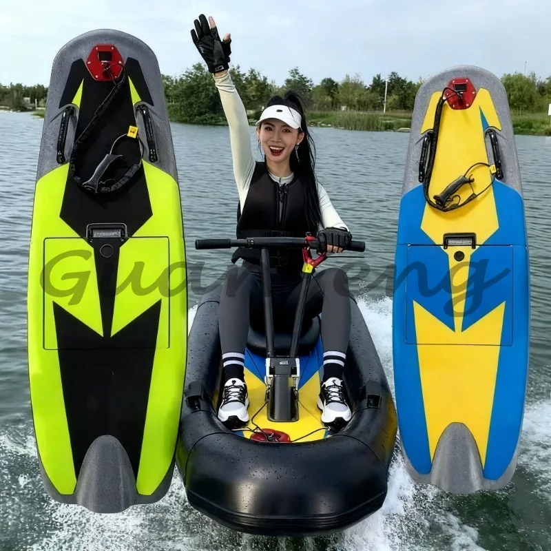 EPP Electric Surfboard, Motorized Jet Surf Board With Inflatable Seat Accessory for Water Sports