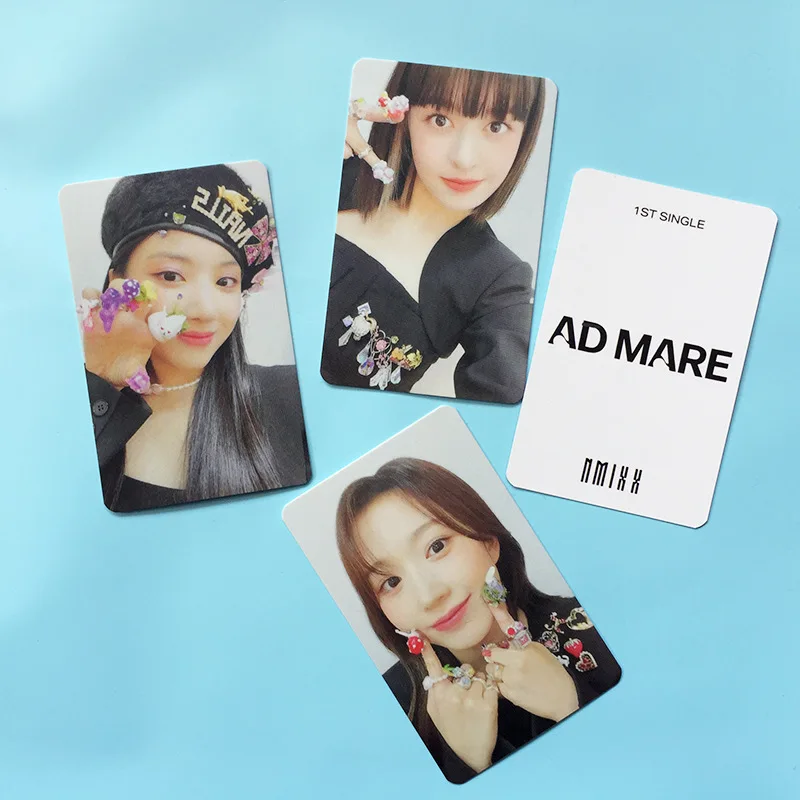 Kpop New NMIXX 1stAD MARE Photocards LOMO Cards Fans Collection Costume Props For Fans