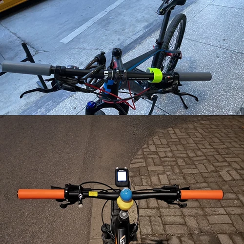 Imagen 2 del producto NPY-cubierta de manillar de bicicleta de montaña, goma de silicona pura de alta densidad, ultraligera, resistente al agua y antideslizante, piezas de agarre de bicicleta