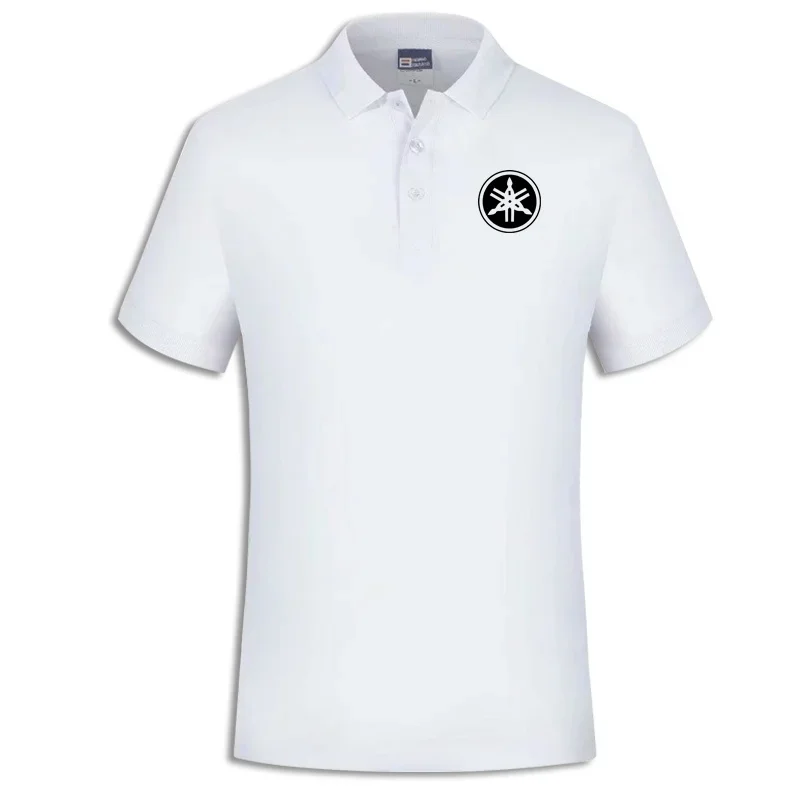 2025 جديد حار ياماها ياماها دراجة نارية أسطول 4S مخزن ملابس العمل الأدوات التلبيب قميص بولو الرجال تي شيرتات قصيرة الاكمام الصيف