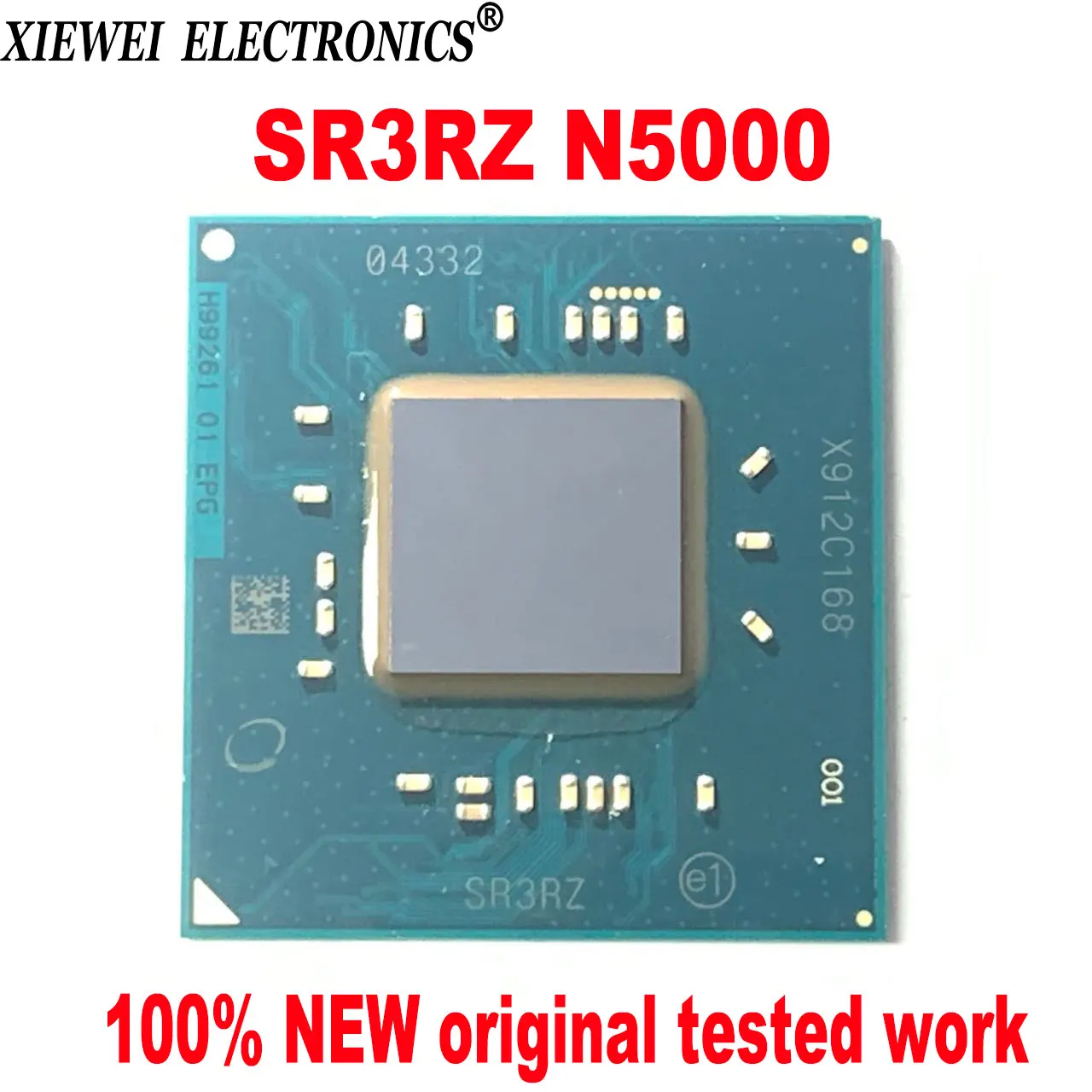 100% original test working very good product SR3RZ N5000 NEW CPU GBA chipset reball with balls IC chips