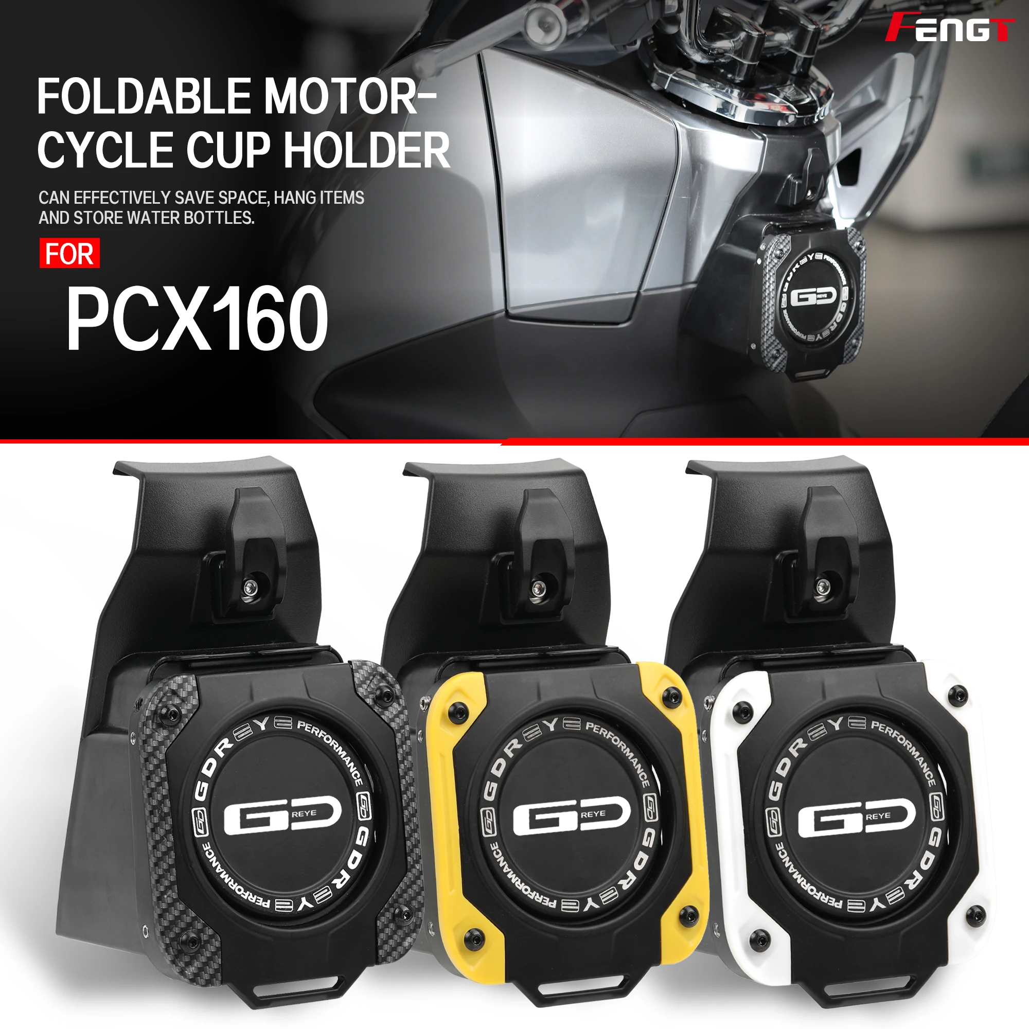 

For HONDA PCX160 PCX 160 2021-2024 Beverage Water Drink Cup Holder Motorcycle Special Bracket With Stand For Water Cup Holder