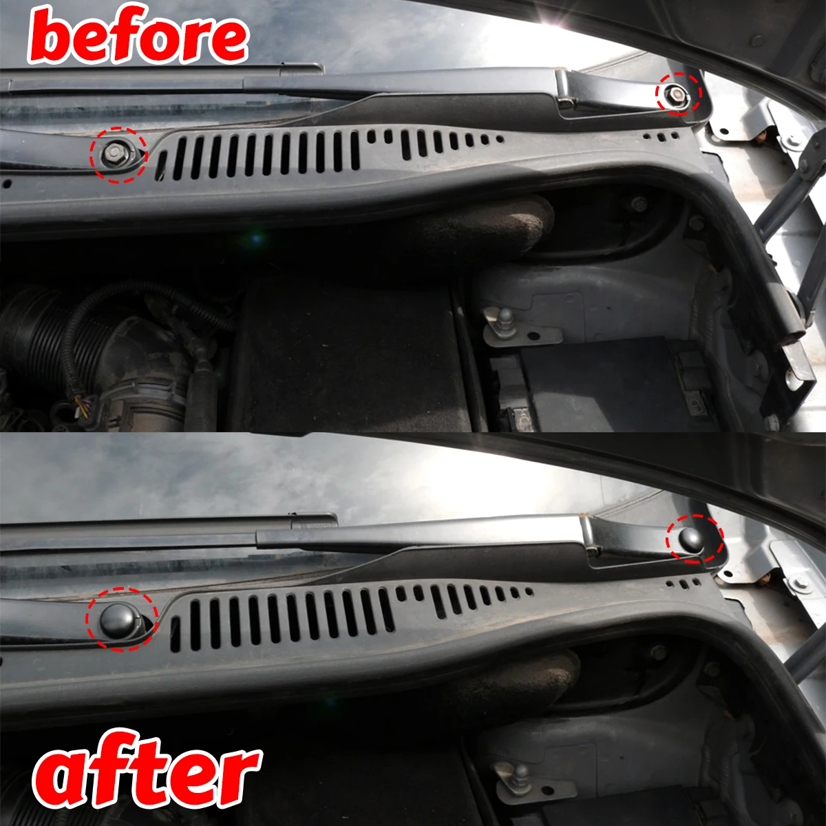 Car Front Windshield Wiper Arm Nut Screw Cap Bolt Rocker Cover For Porsche 911 996 Carrera 1997 1998 1999 2000 2001 2002-2004