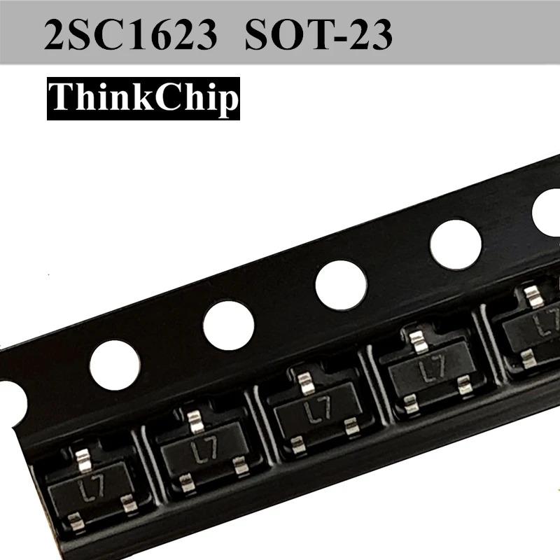 (100 pcs) 2SC1623 SOT-23 (Marking L6/L7) SMD NPN transistor magnification 200-400-600 times Integrated Circuit