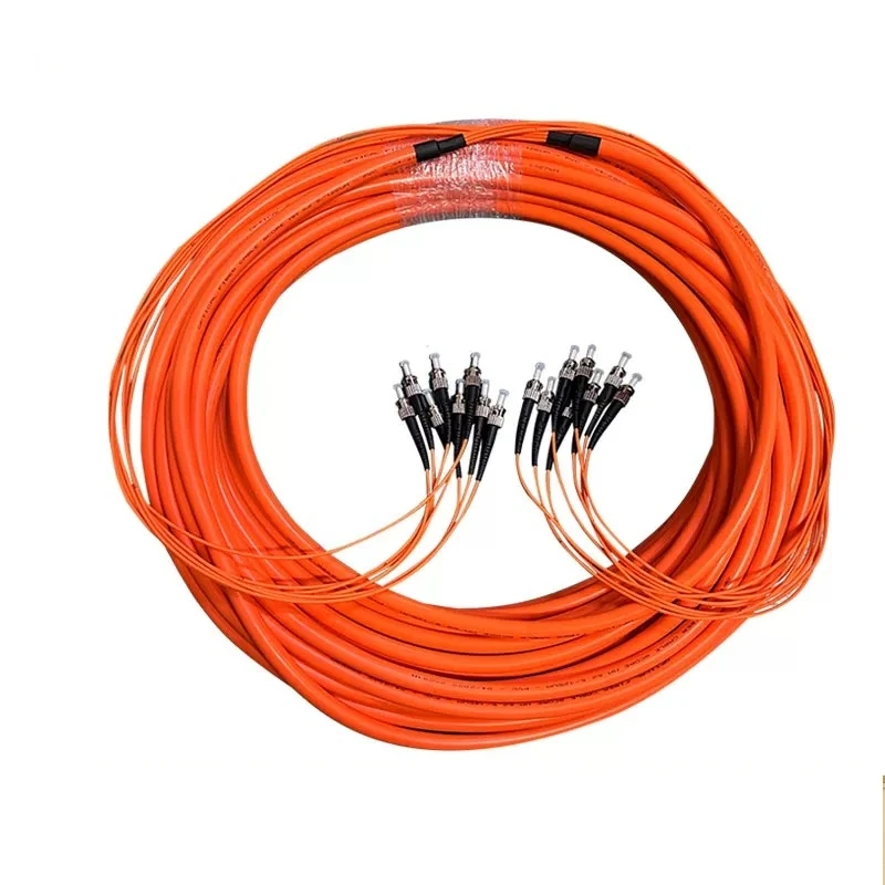 الألياف patchcord حزمة OM2 12 4 6 8 24 النوى LC-LC 5m-50m 20m10m5m30m الطائر SC FC ST E2000 مللي متر التصحيح البصري الرصاص 4C8C12C ELINK
