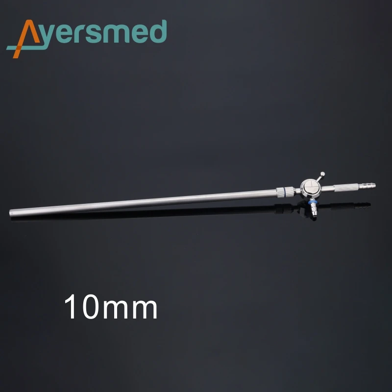Laparoskopische Instrumente Saug- und Bewässerungsrohr mit Gleitventil 5 mm/10 mm