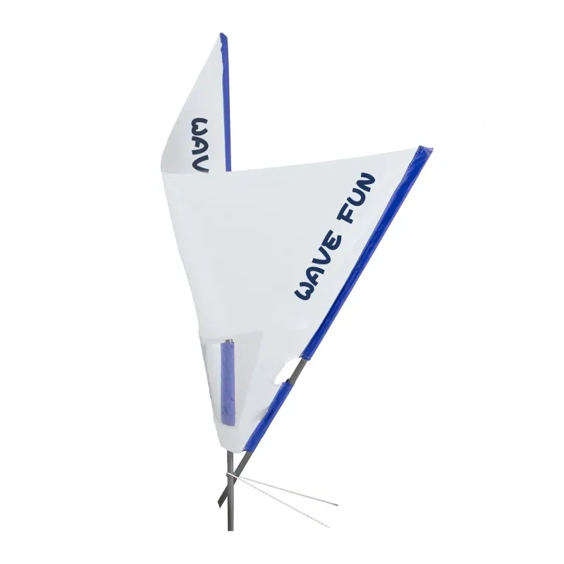 Inflatable Canoe with Downwind Sail Paddle Pump Thickened Wear Resistant Leather Sailing Boat Snorkeling Support OEM Direct