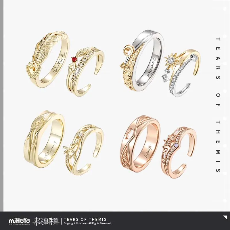 

Presale Sunsyea Tears of Themis Official Merch miHoYo Original Authentic XDSY Ring Raven Libra Adjudicator King