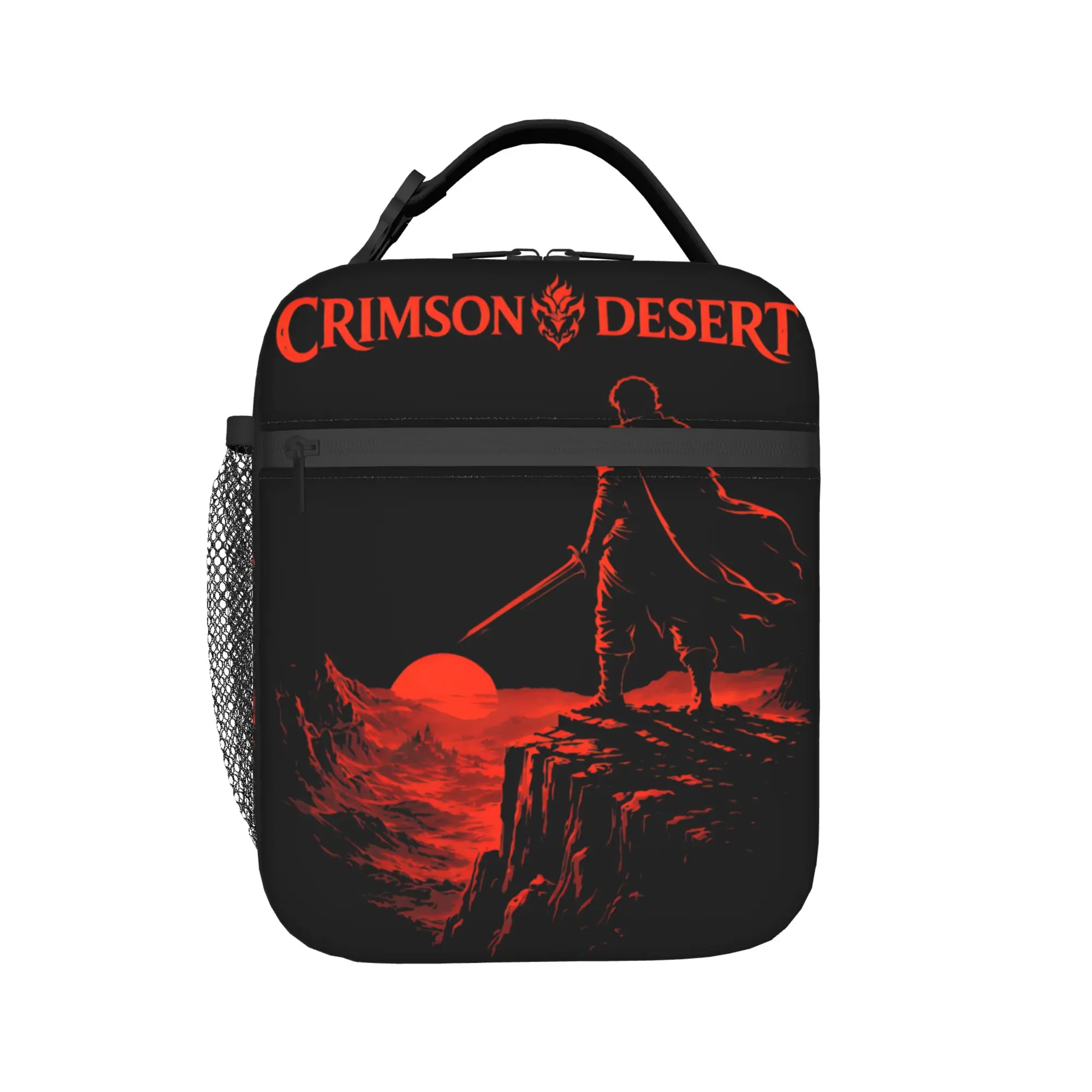Pearl abyss crimson desert  Insulated Lunch Bag for Men Women  Storage Box Leakproof Thermal Cooler Lunch Box For School Office