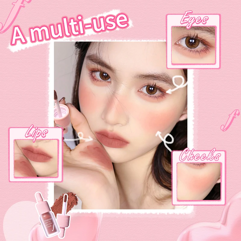 น่ารัก 8 สีมินิขวดนม Lip Tint Long-Lasting Liquid ลิปสติกกันน้ําเซ็กซี่ Matte Lip GLOSS แต่งหน้าลิปสติกเครื่องสําอาง