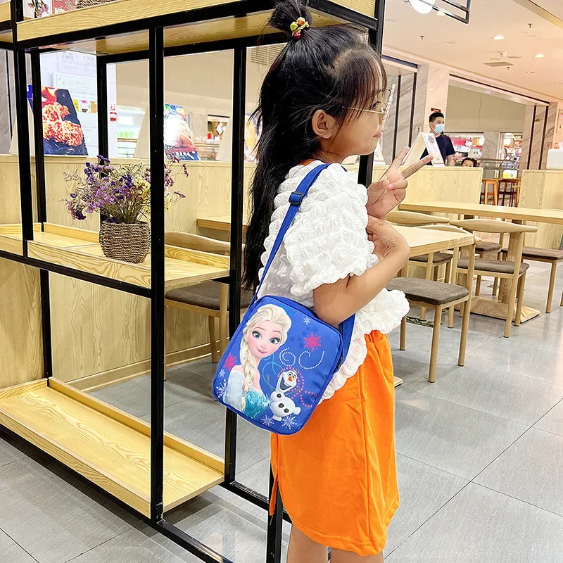 Frozen Children Bag Cute Princess Crossbody Elsa Gift Live Single Shoulder Mobile Girl Purple Versatile Fashionable Cosmetic