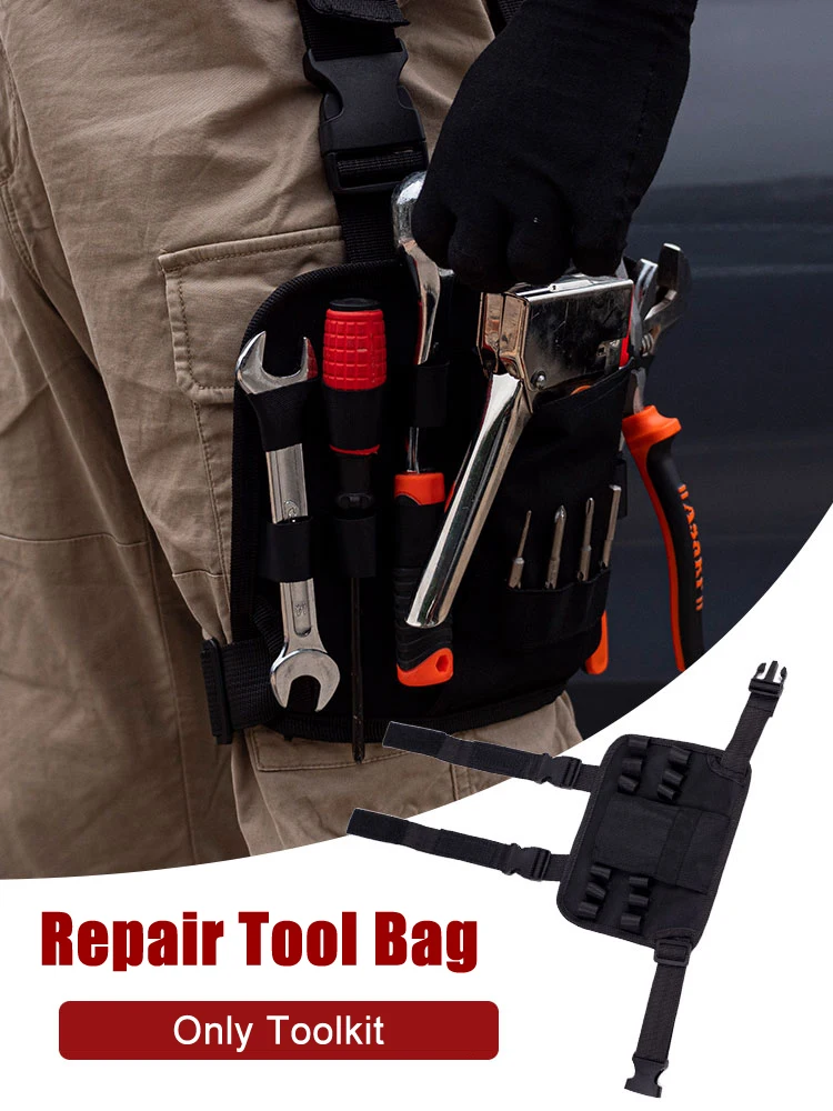 

Tool Bag Belt for Leg Work Belt Tool Organizer Pouch Tactical Waist Bag Waist Tools Holder Maintenance Worker Carpenter