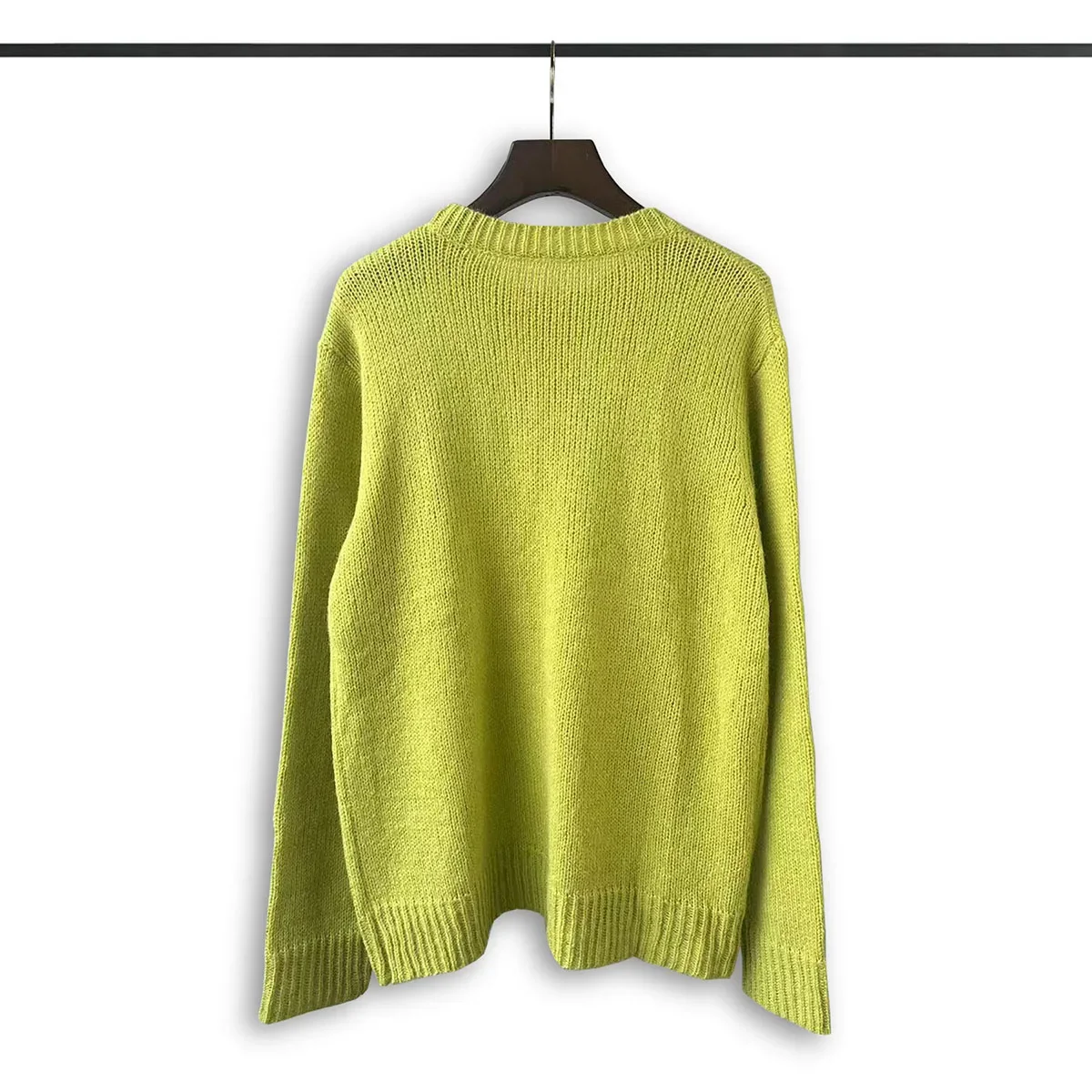 Vintage Solid  Color Basic Wool Sweaters Mens and Womens Round Neck Baggy Casual Winter Sweater Oversized Loose Autumn Sweater