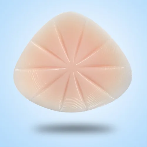 Imagen 2 del producto Forma de pecho de mastectomía, ligera para nadar, prótesis mamaria de silicona, sujetador posquirúrgico con cubierta