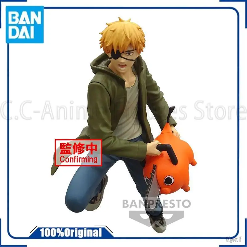 In Stock Banpresto Vibration Stars Chainsaw Man Denji Pochita Figure Genuine Anime Original Box Model Toy Ornament Festival Gift