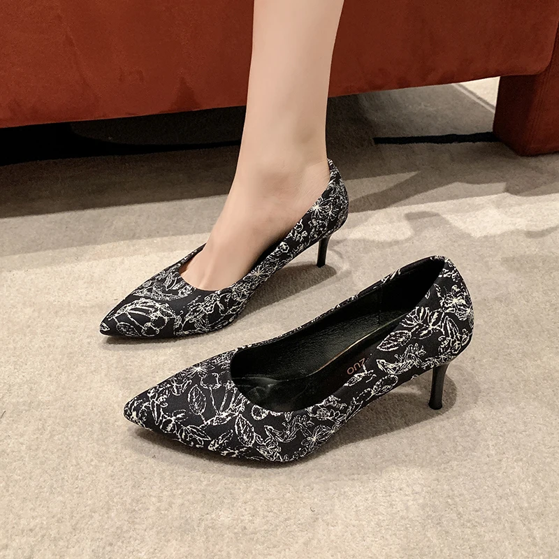 Spring and Summer Fashion Color Matching Sexy Elegant and Comfortable Women\'s Shoes New Sexy and Elegant Women\'s Shoes