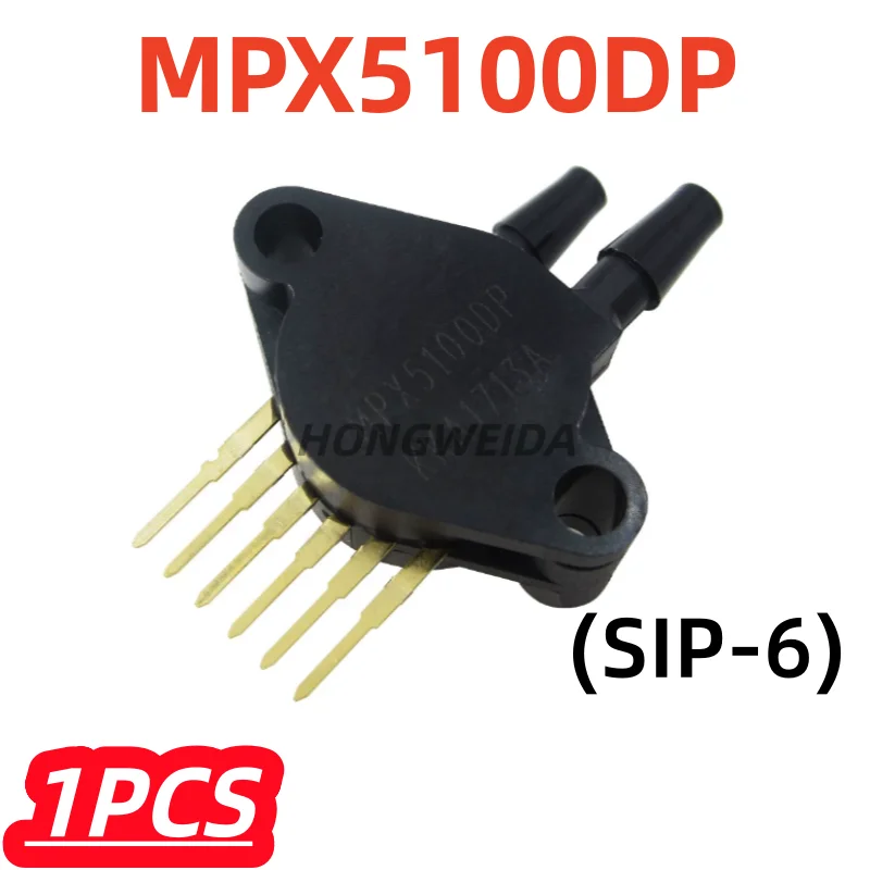 1Pcs/lot 100% New MPX5100DP SIP6 MPX5100 Pressure Sensor 100kPa Differential Pressure 5100DP