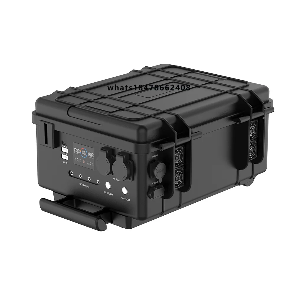 Suitable Price 1000w 5000w 6000w Rechargeable Solar Generator Portable Energy Storage Battery Power Station Lifepo4