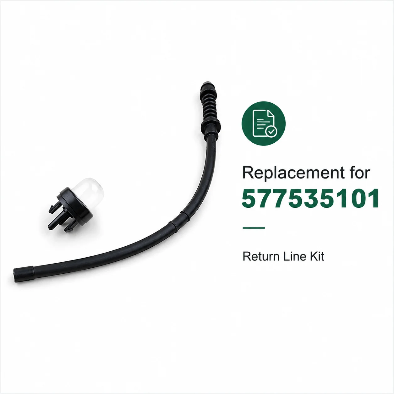 577535101 Return Line Primer Bulb Kit For Husqvarna 435 435E 445 445E 450 450E 440E Chainsaw Parts Replacement Fuel Line Kit