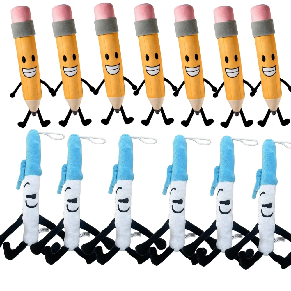 

Битва за острова мечты BFDI, плюшевая игрушка, кукла-карoon, мягкая фигурка, маркер, ручка для картофеля фри, бутылка для ногтей, пирог для мальчиков и девочек, подарки на день рождения
