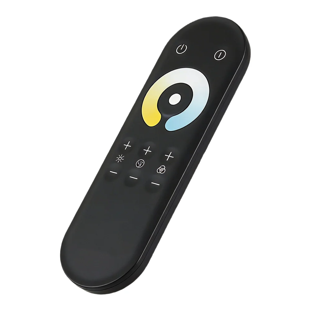 2.4G RF Wireless Full Touch Dimmer Remote Compatible with LED Drivers Supporting or 0 10V Dimming Protocols and CCT Output