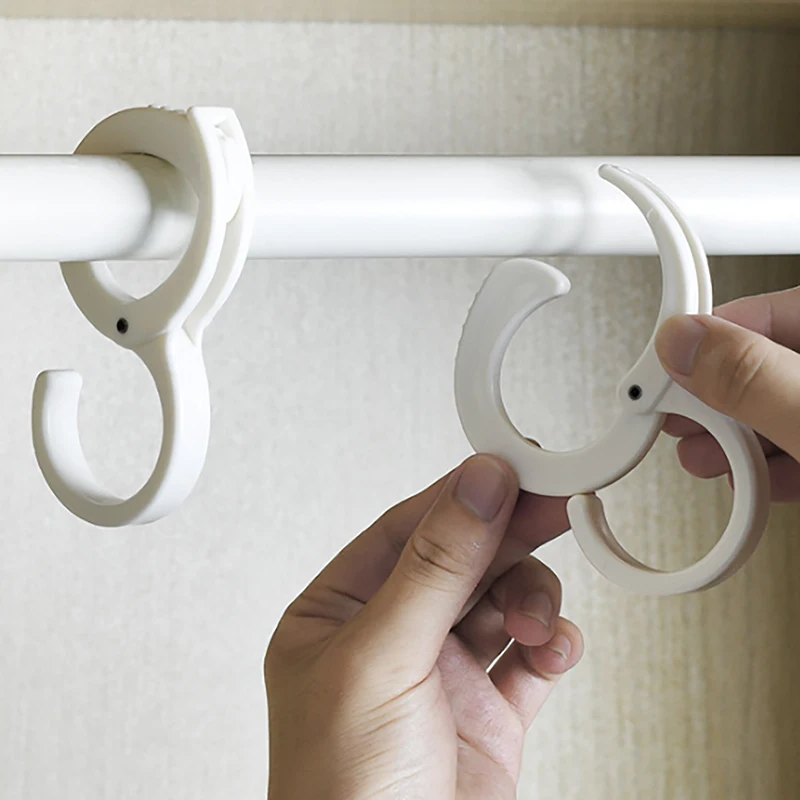 S Shape Hooks Multifunctional Wardrobe Bathroom Kitchen Hook Portable Storage No Punching Hooks For Hanging view 4