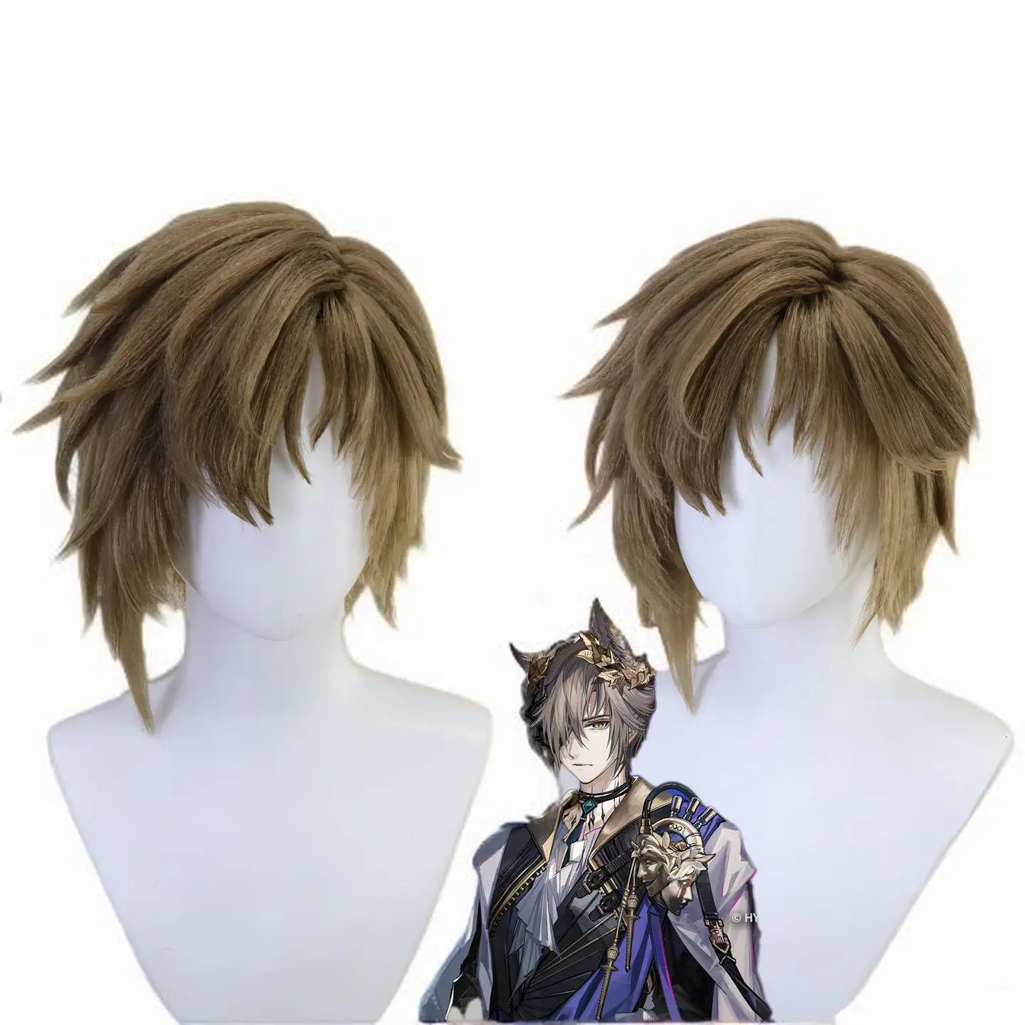 Arknights Stainless Feaster Dionysus Cosplay Wig – Heat Resistant Wig