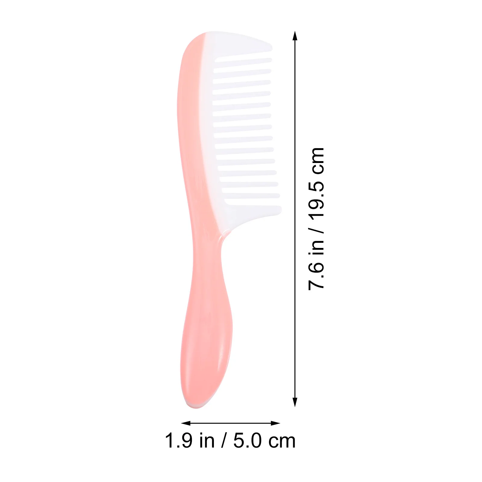 2 قطعة مشط واسع الأسنان غرامة الأسنان وفك تشابك الشعر تصفيف الشعر مشط مريح تدليك فروة الرأس مكافحة كسر الرطب الجاف الشعر أداة #4