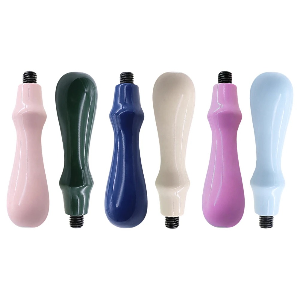 6 قطعة مقبض الختم إلكتروني ختم قبضة سكرابوكينغ الختام المغلفات Stamps مقبض خشبي ختم مقابض دعوة