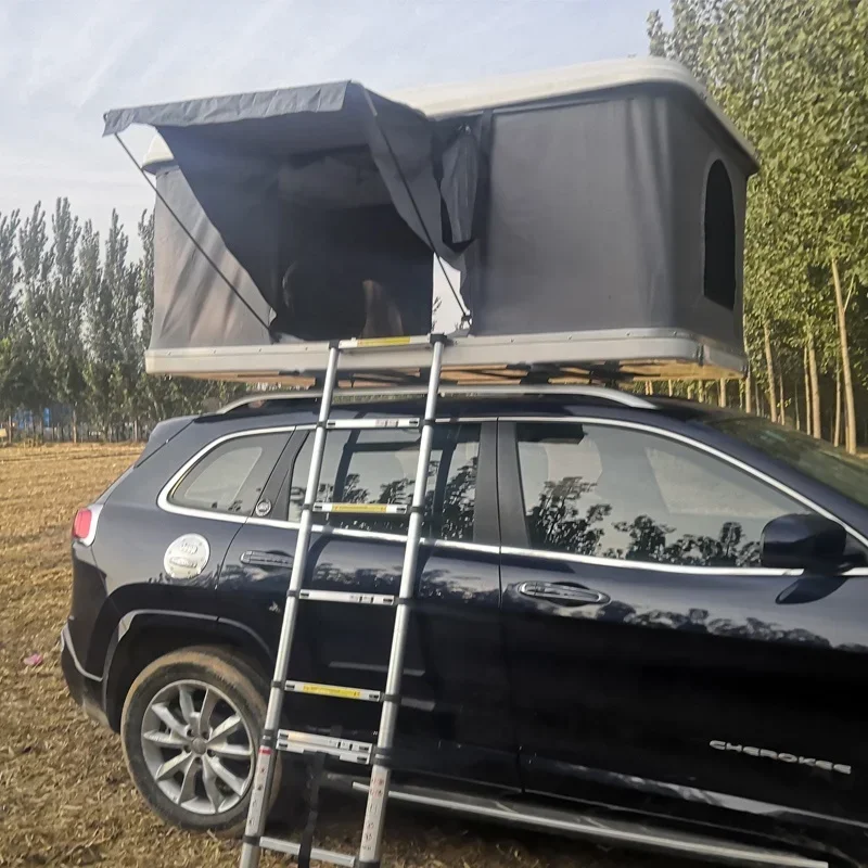 Cheapest Roof Top Fiberglass Truck Car Camping 4 Person Hard Shell Roof Top Tent For Sale