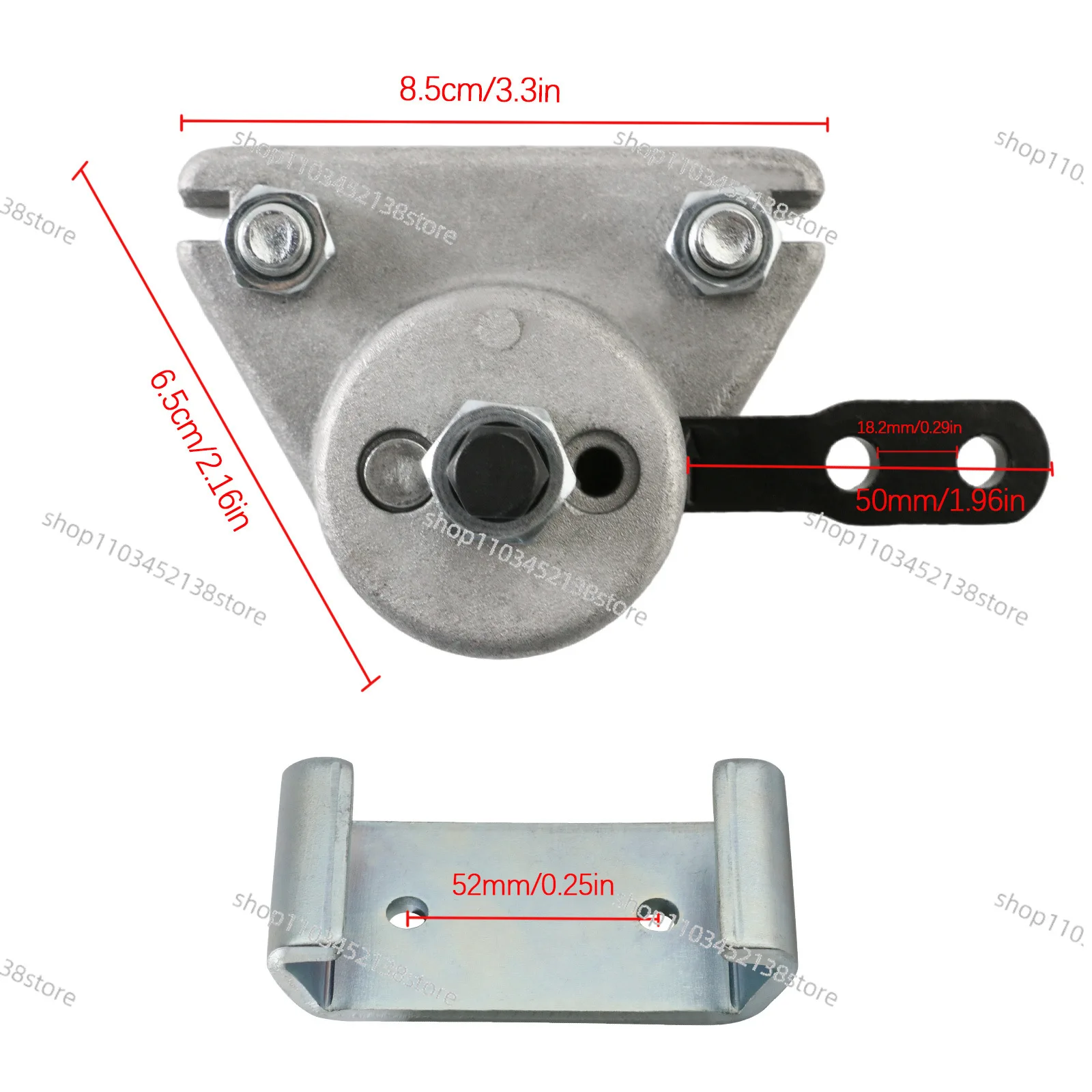 مضخة فرامل كارت الفرجار الميكانيكية والأقواس مع منصات لمانكو 9598 9597 #4