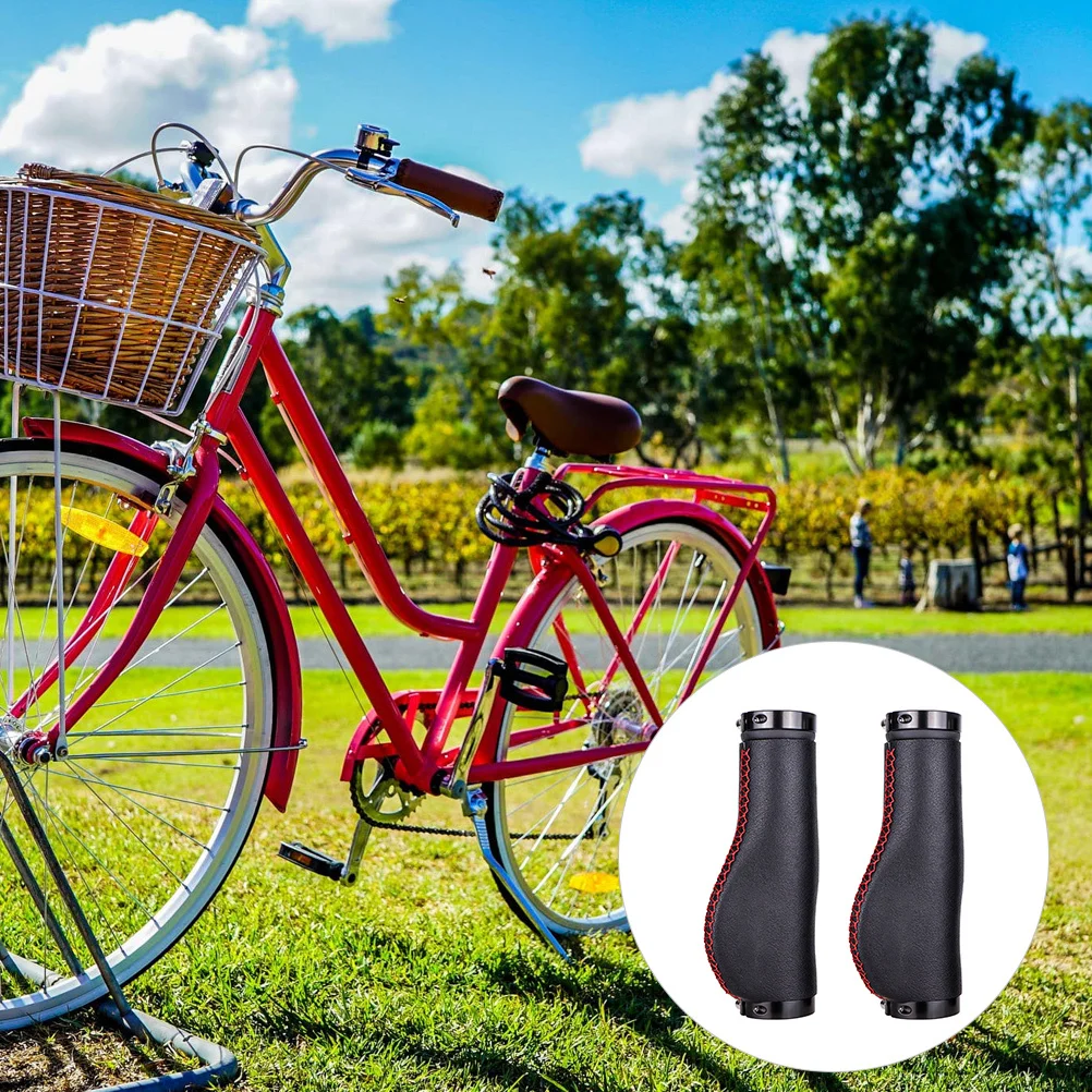

2Pcs Bike Handlebar Covers Anti-Skid Ergonomic Mountain Road Bike Grips Design Comfortable Cycling Handle Bar