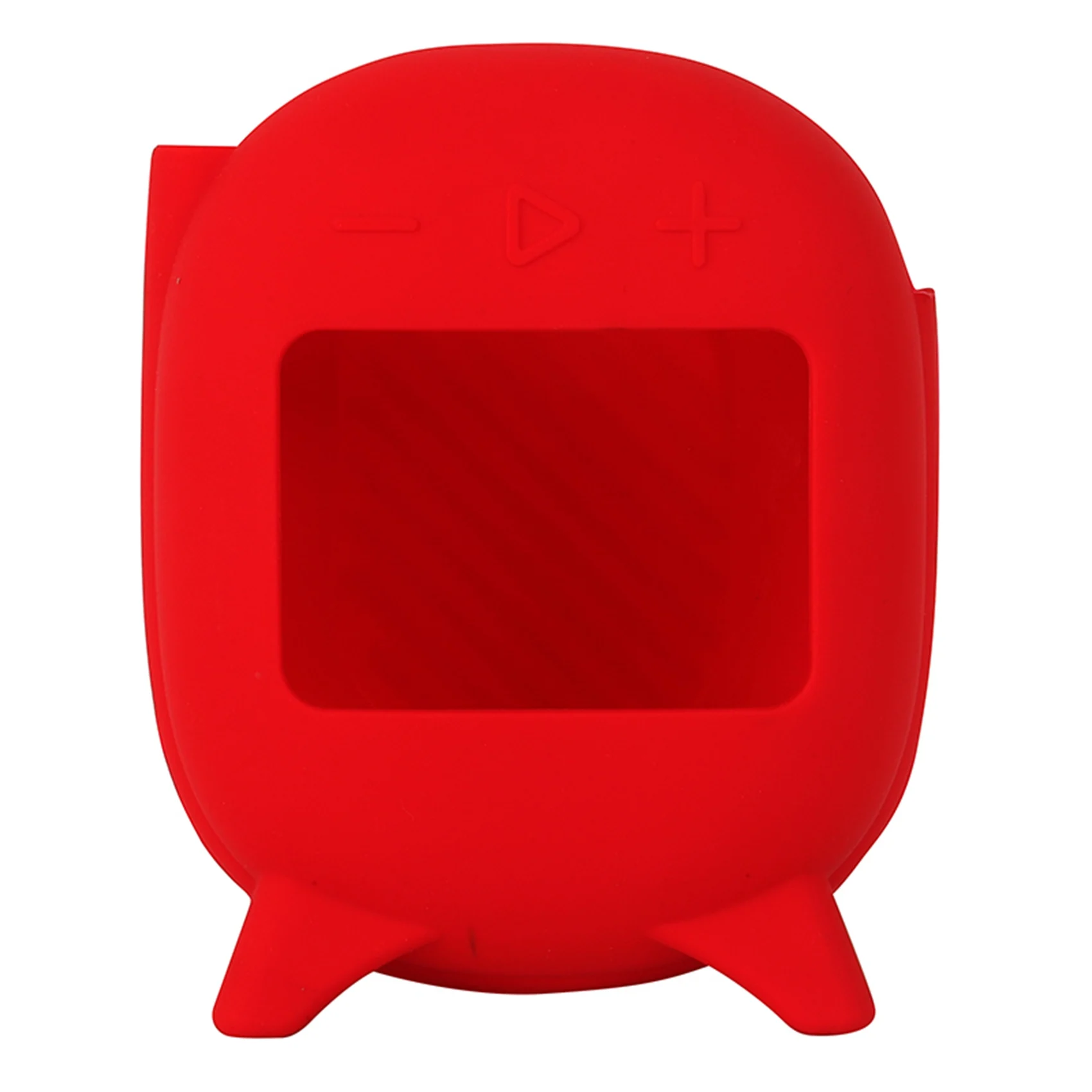 for JBL CLIP4 Silicone Case Protective Cover Shell Anti-Fall Silicone Speaker Case for JBL Clip 4(Red)