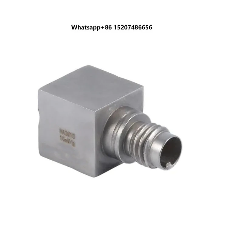 DIKAI DK-37A23F100 Side Connector 100MV/G Triaxial Piezoelectric Accelerometer Sensor 10-1000Hz Frequency Response 5% Linearity