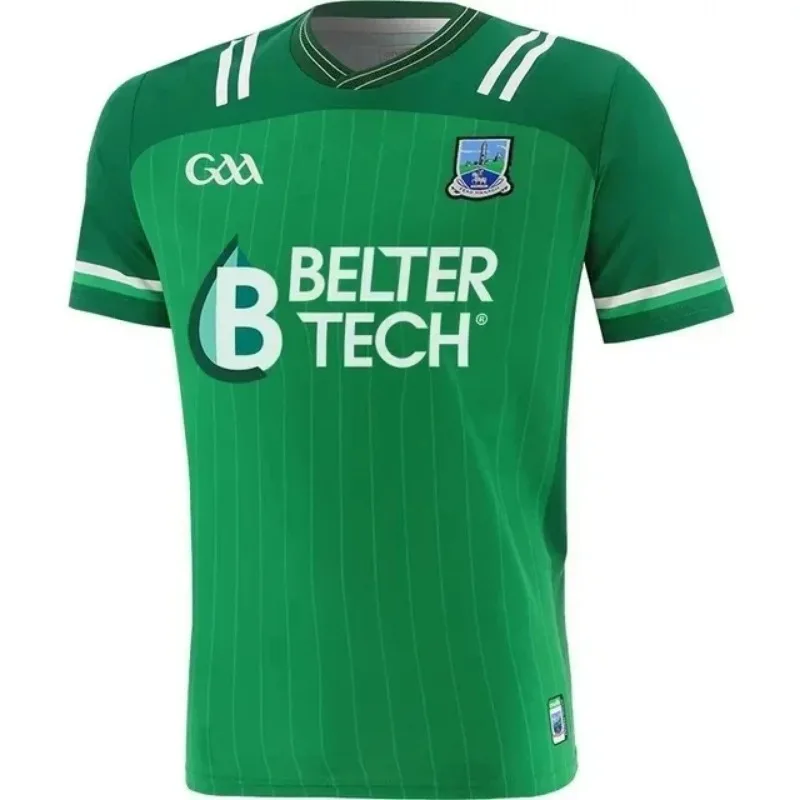 2024 Derry GAA Home Jersey Shirt Mens Fermanagh GAA Home Jersey 2024 Rugby Jersey Tipperary GAA Home County Jerseys Size:S-5XL