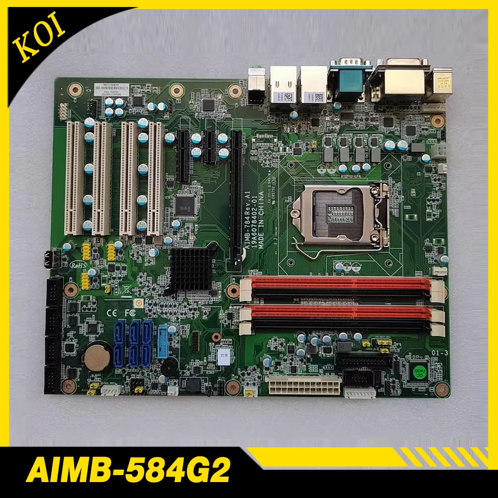 For Advantech AIMB-584 REV.A1 19A6058401-01 industrial control motherboard AIMB-584G2 dual port motherboard