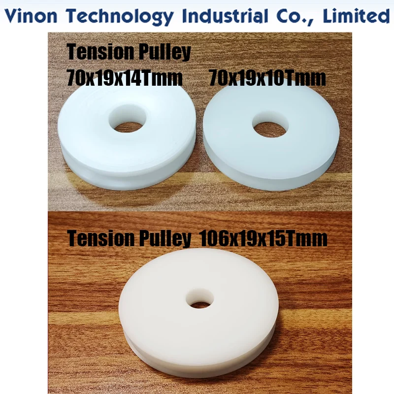 

edm Tension Pulley Plastic 70x19x14Tmm, 70x19x10Tmm, 106x19x15Tmm, Sodic AQ360 AQ400 ALN400 Tension Wheel Upper Head