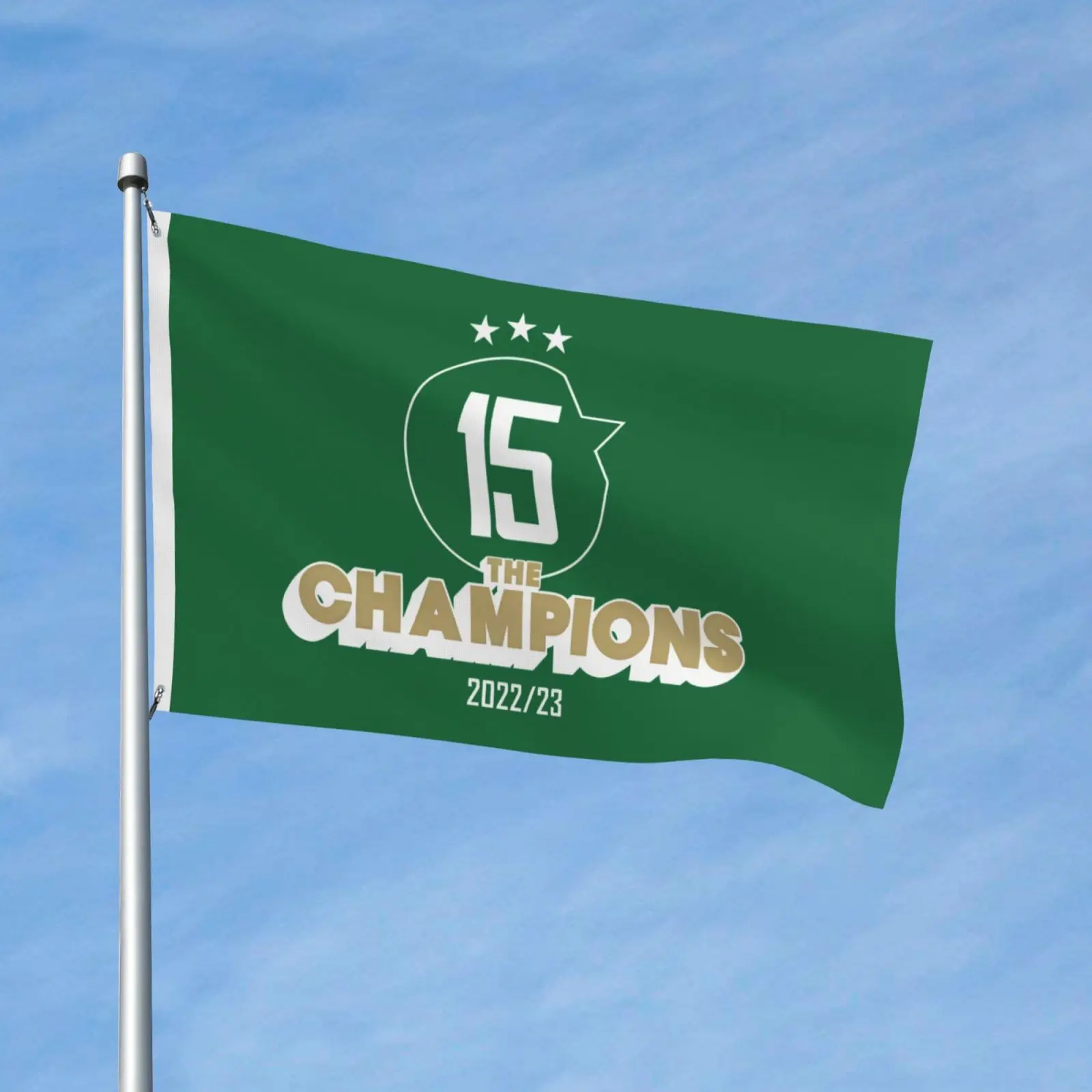 Israel MHFC Maccabi - Haifa Champions 15 Double-Sided Flag for Home Party Garden Indoor Outdoor Flags Decoration Banner